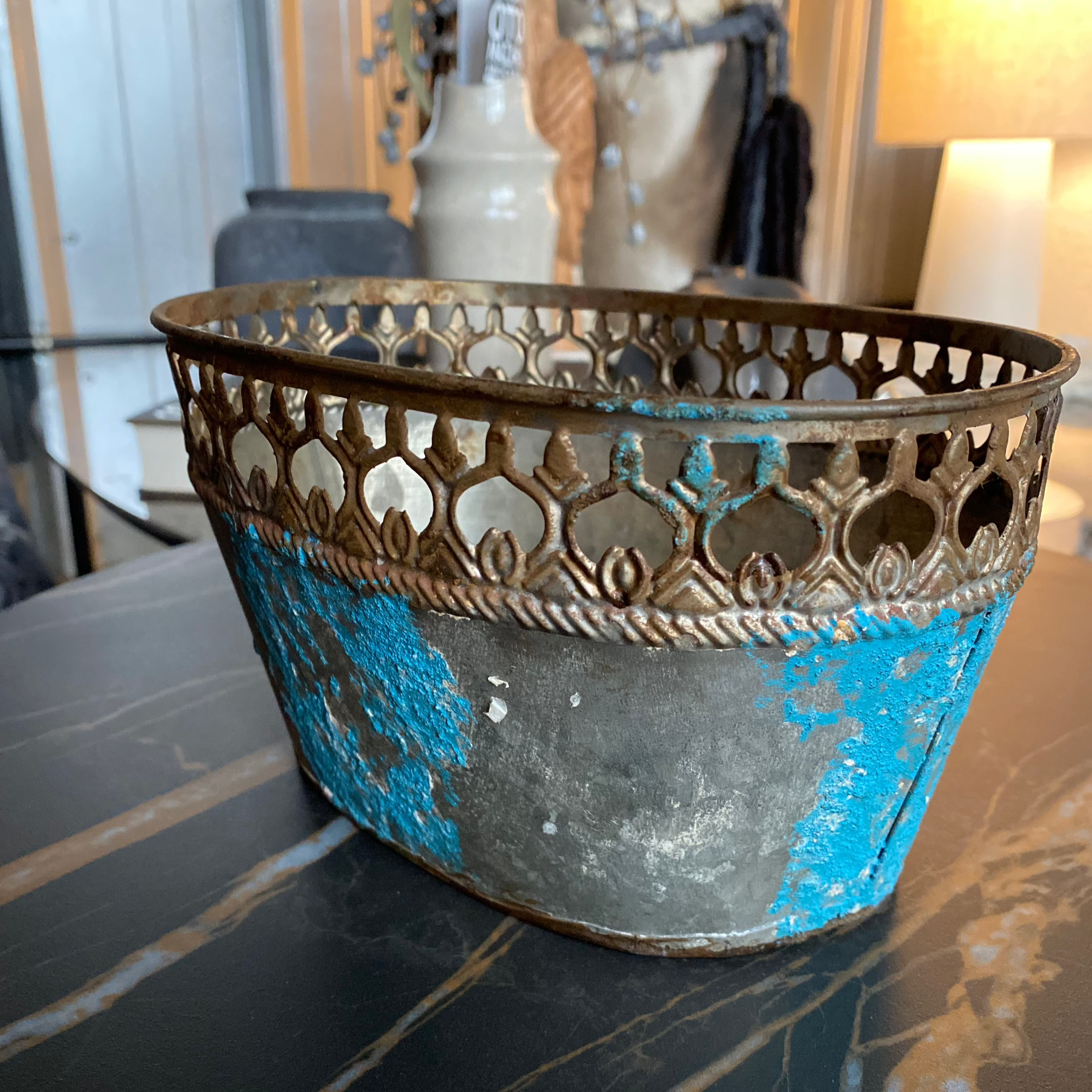 Vasija Metal Oval Chico, Dupuis