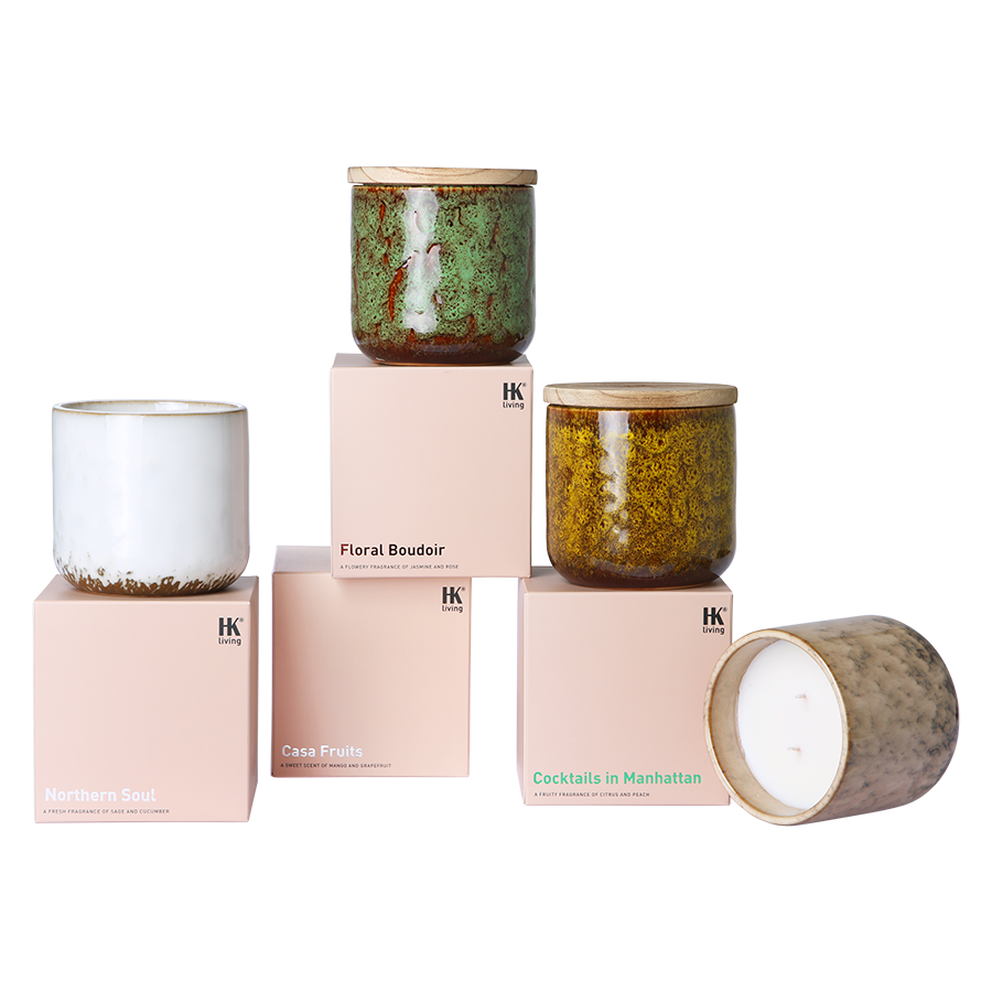 Ceramica vela perfumada coco CasaSoyer