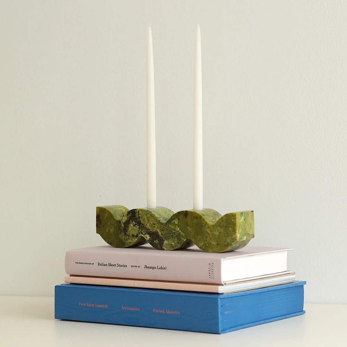 Candelabro wavy verde - CasaSoyer