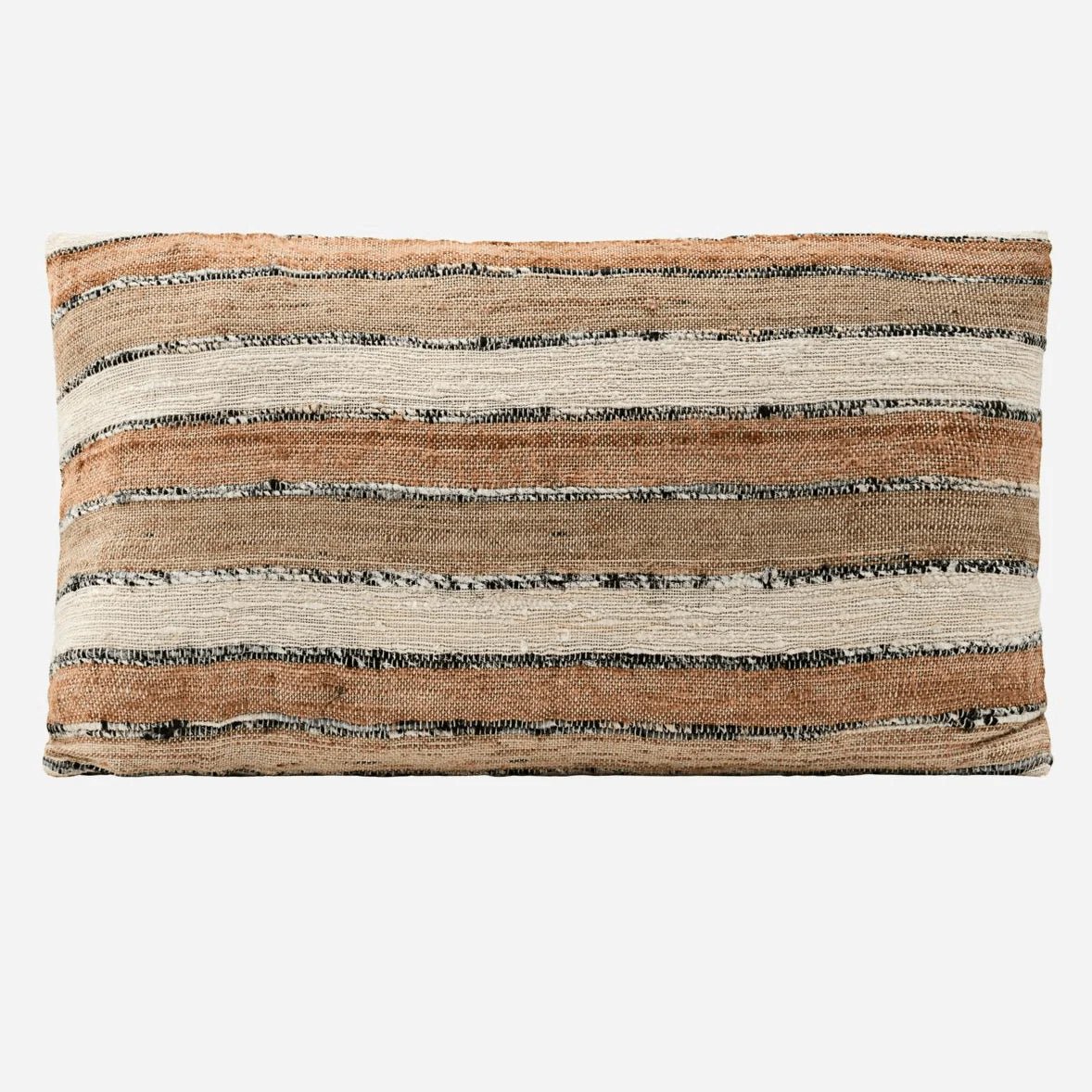 Cojín rectangular lin orange - CasaSoyer