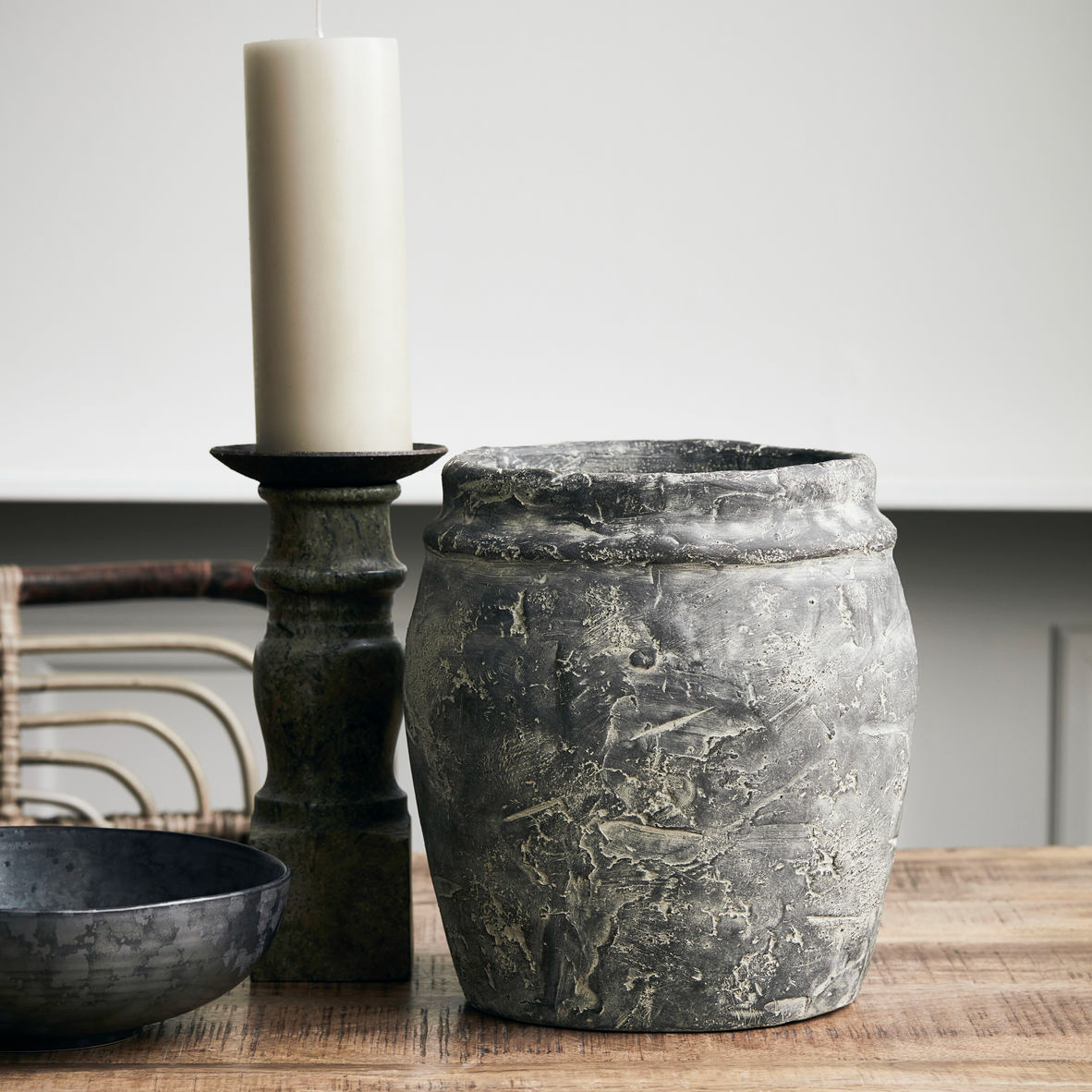 Planter, Rube, Grey CasaSoyer