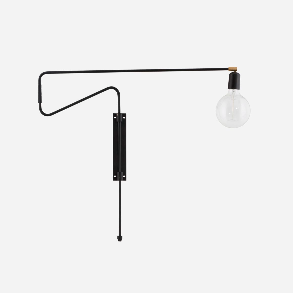 Wall lamp, Swing, Black CasaSoyer