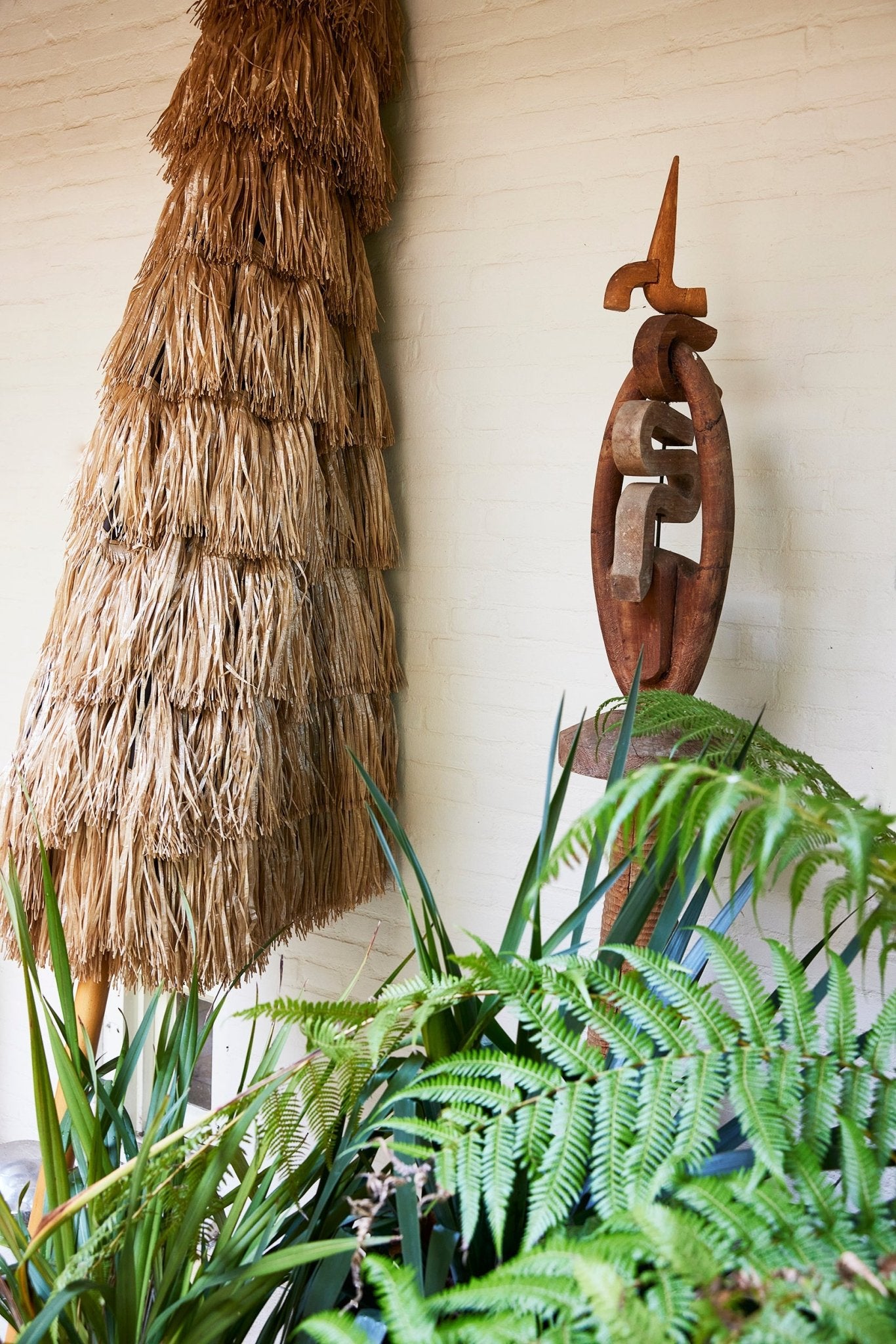 Sombrilla de rafia - CasaSoyer