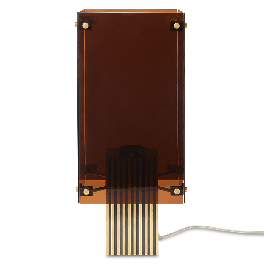 Lampara de mesa marrón Casa Soyer