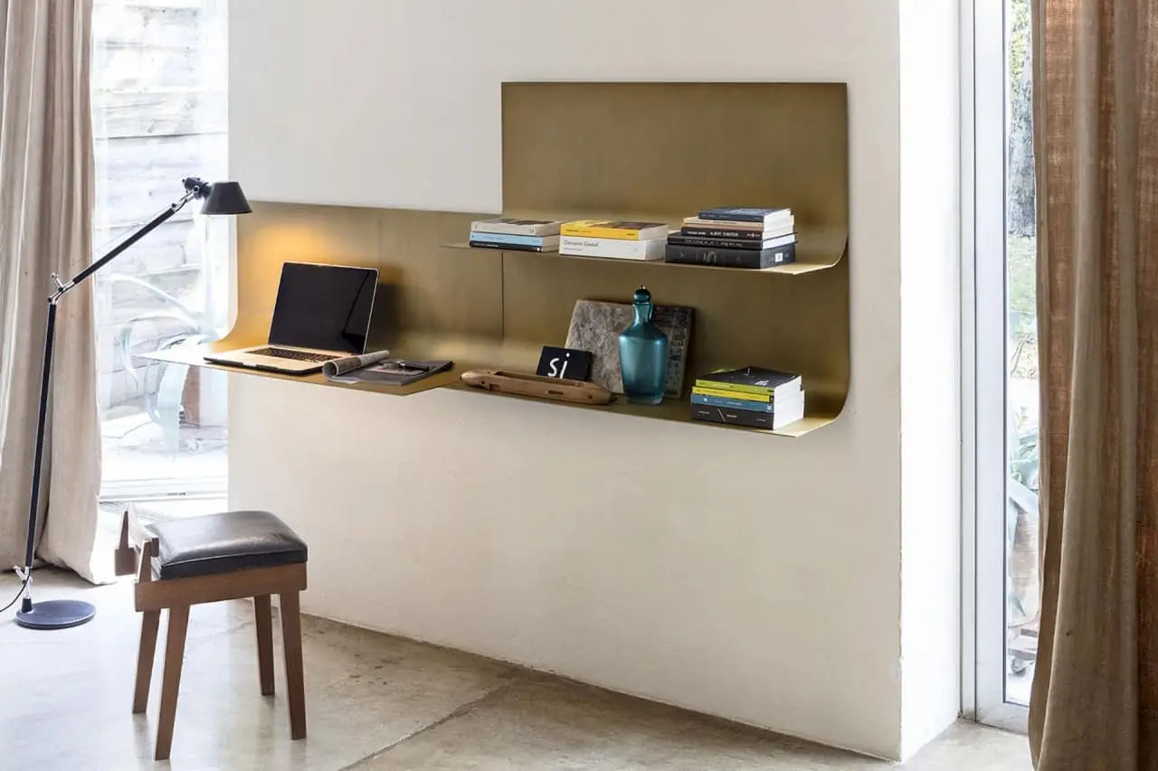 Repisa Escritorio Bronce Mogg