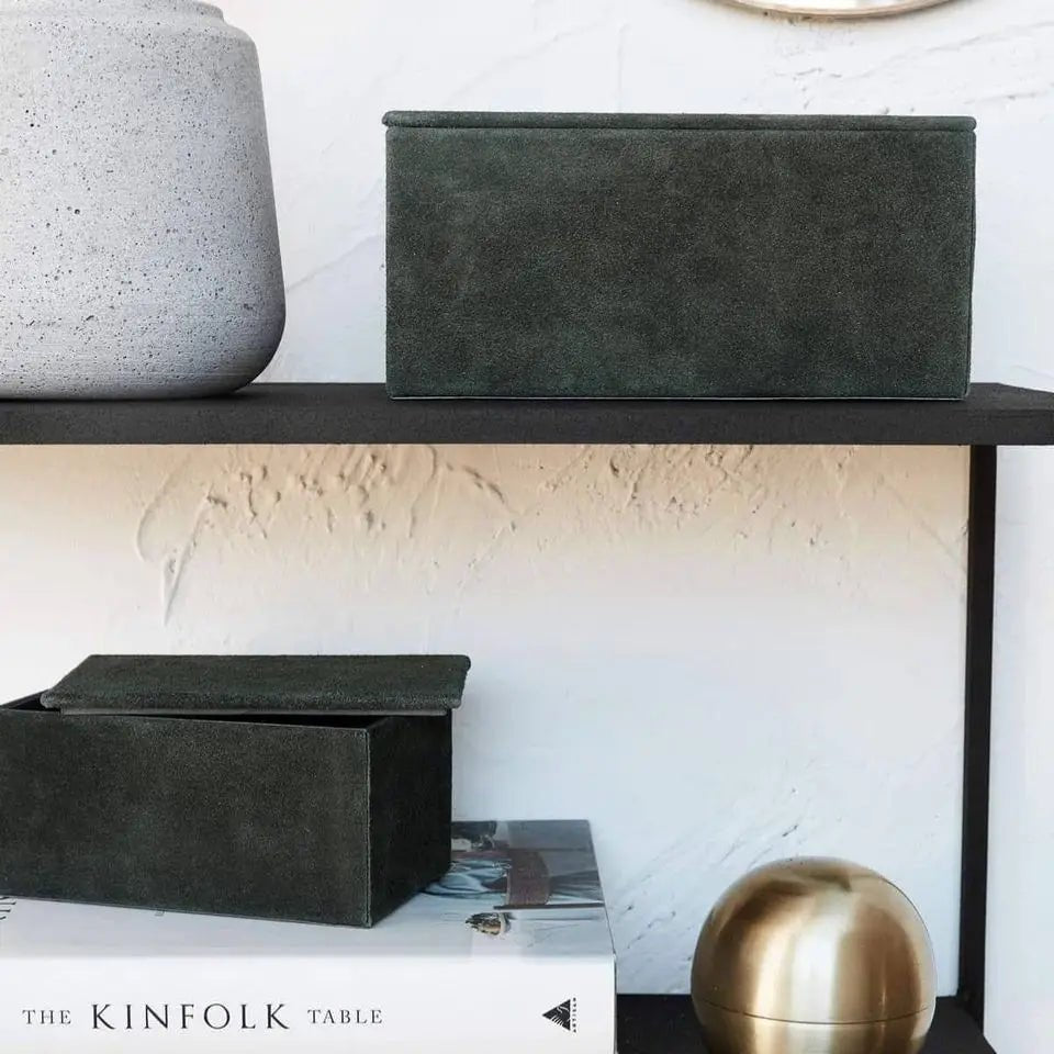 Cajas Suede - CasaSoyer