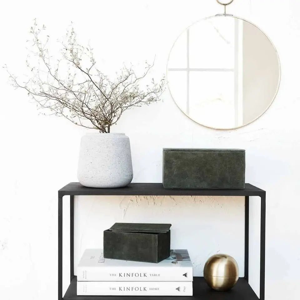 Cajas Suede - CasaSoyer