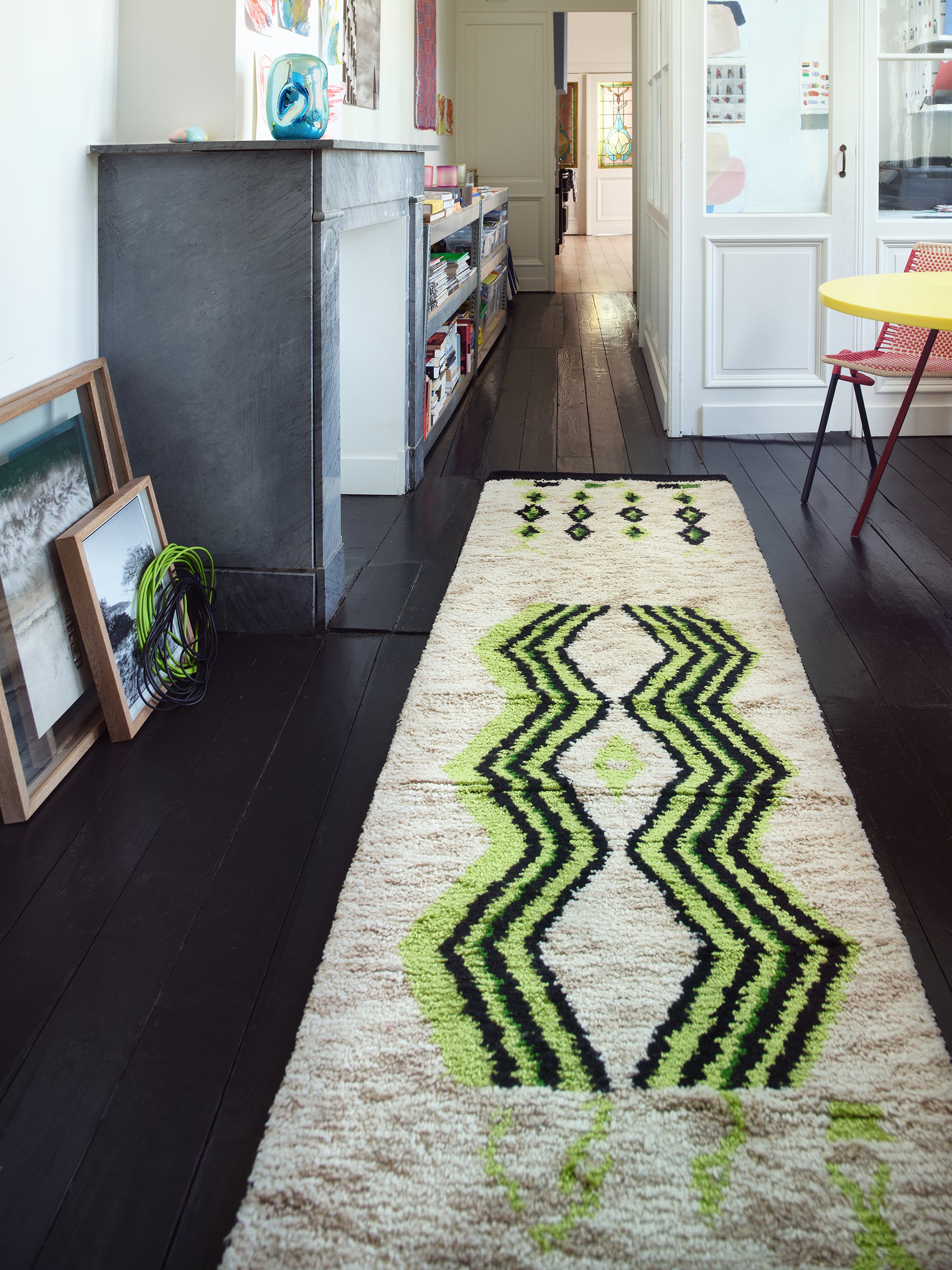 Objeto cromado azul CasaSoyer