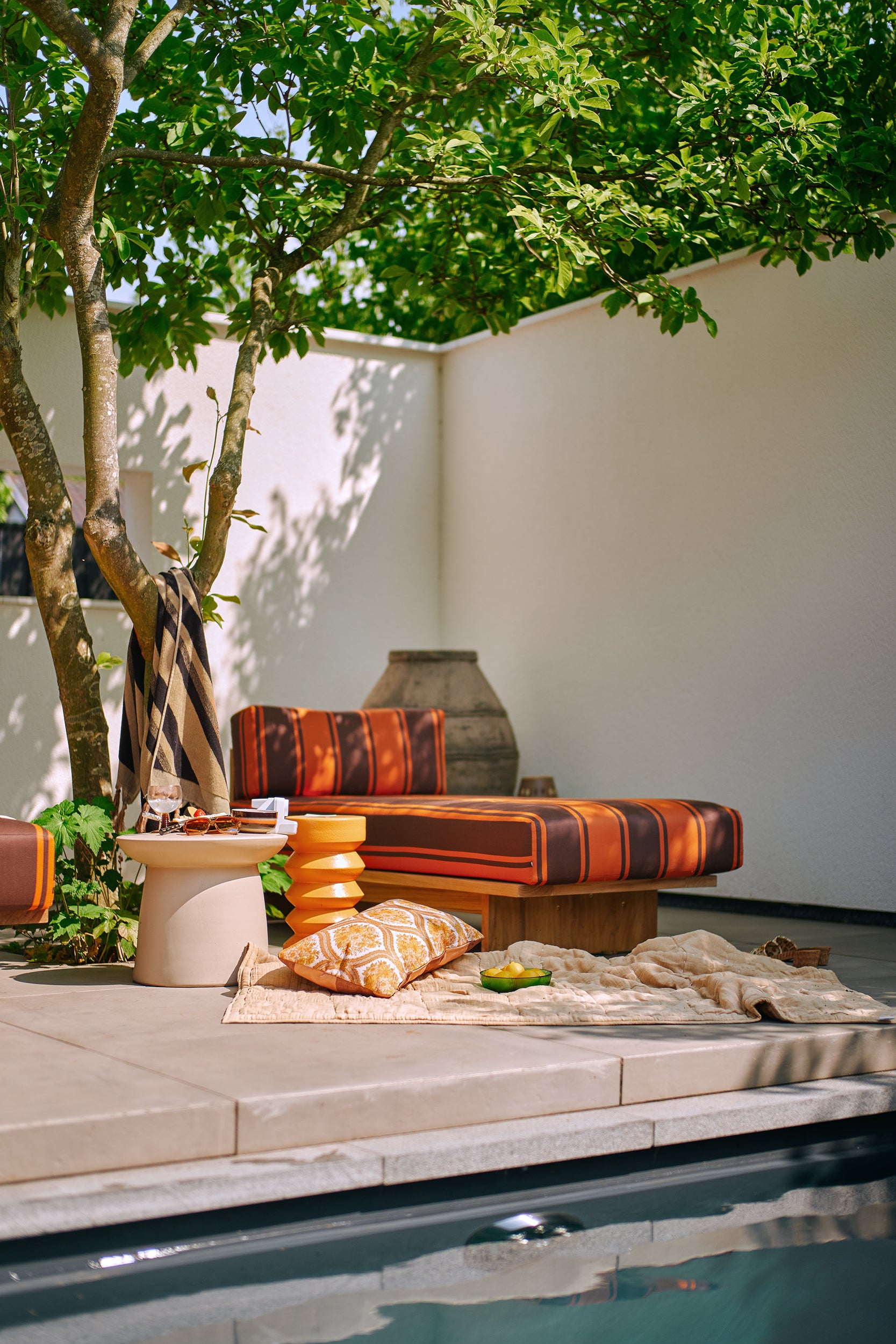 Mesa auxiliar de loza L CasaSoyer