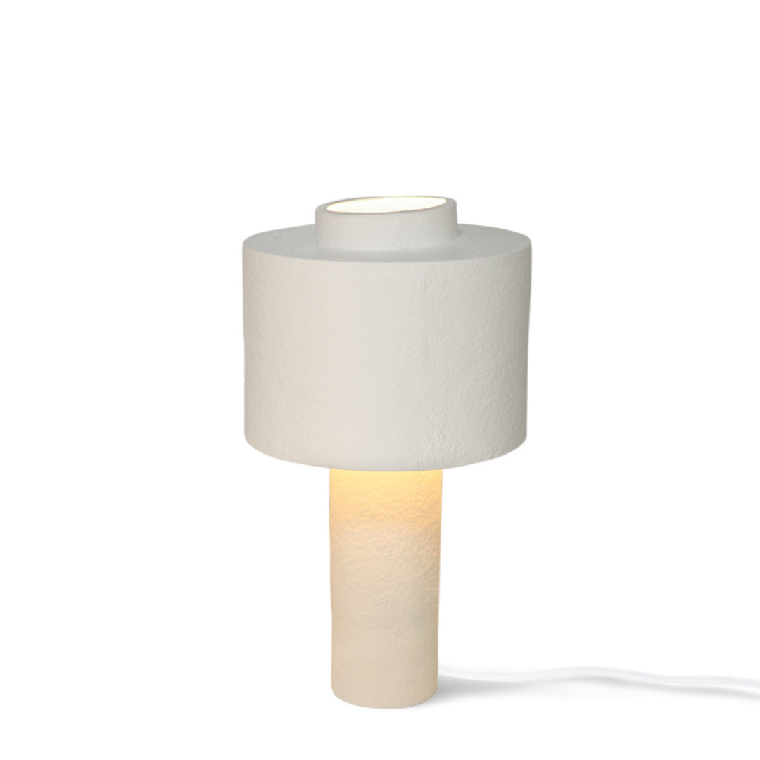 Lampara de mesa mate blanco CasaSoyer