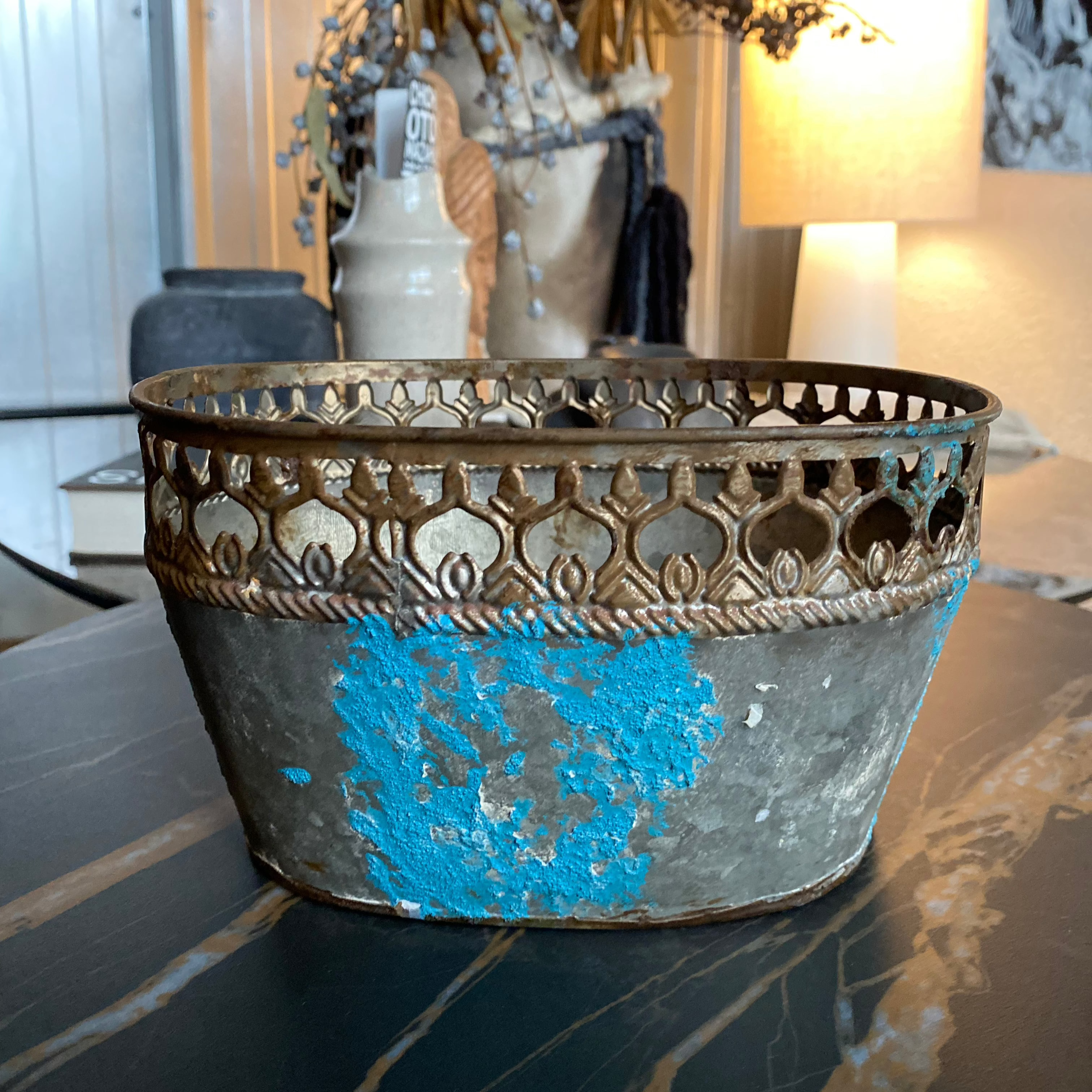 Vasija  Metal Oval Chico, Dupuis