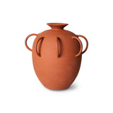HK OBJECTS: TERRACOTTA VASE WITH HANDLES CasaSoyer