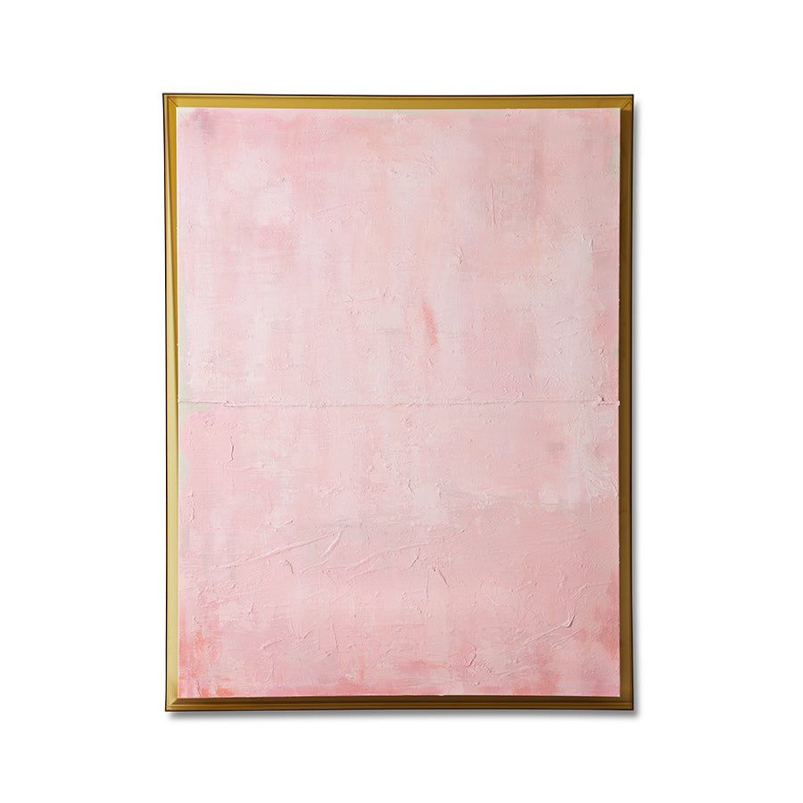 Arte rosa enmarcada Casa Soyer