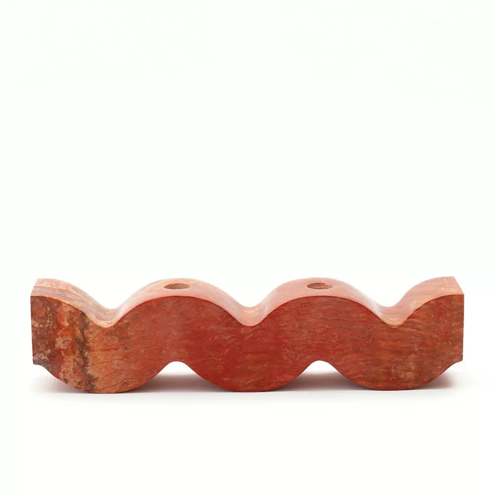 Candelabro jaspe naranja - CasaSoyer
