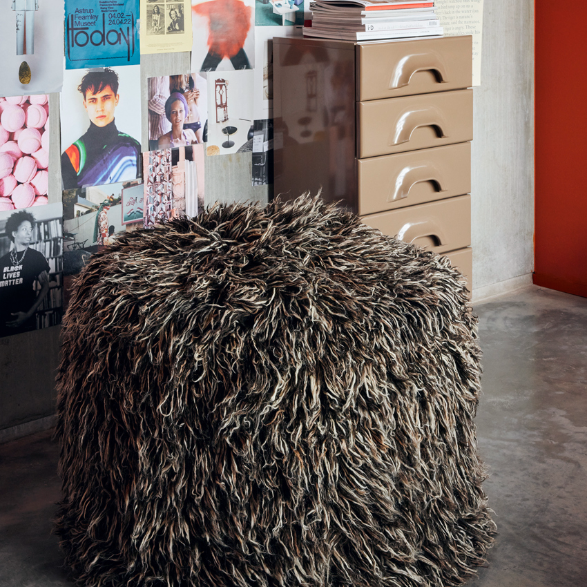 MON FOR HKLIVING: POUFF IN LANA CasaSoyer