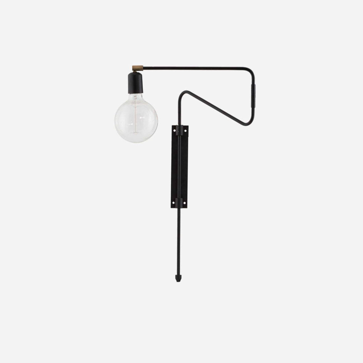 Wall lamp, Swing, Black CasaSoyer
