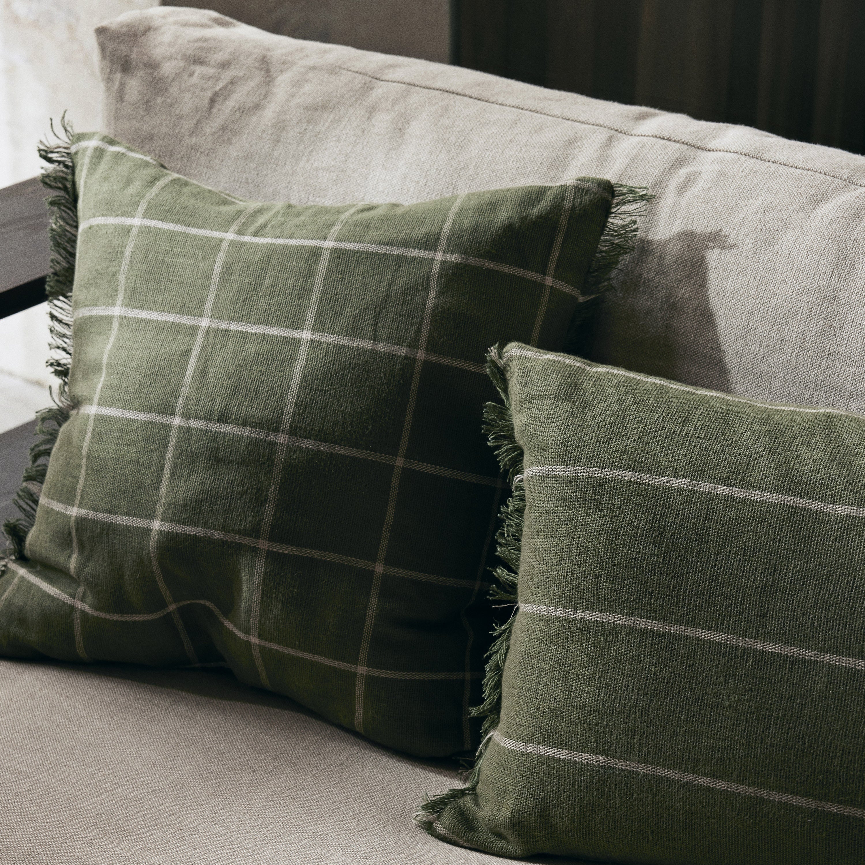 Cojín calm oliva Casa Soyer