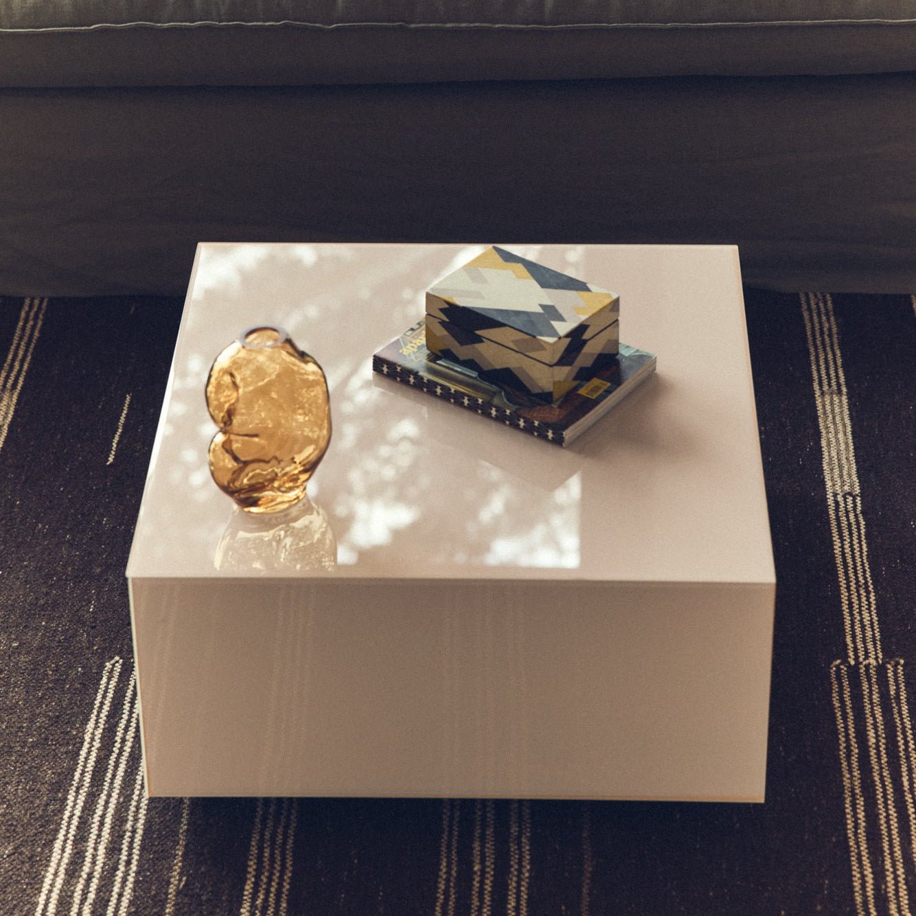 Jarrón cristal amber - CasaSoyer