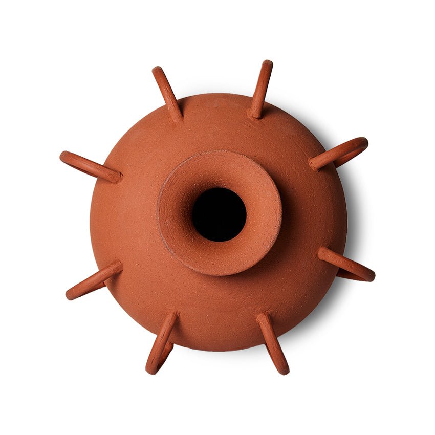Jarrón de terracota con asas - CasaSoyer