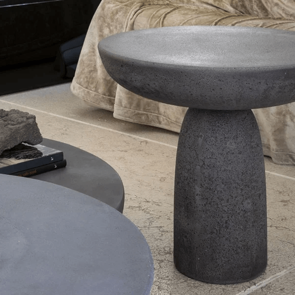 Mesa de Centro Olo - Concreto - CasaSoyer