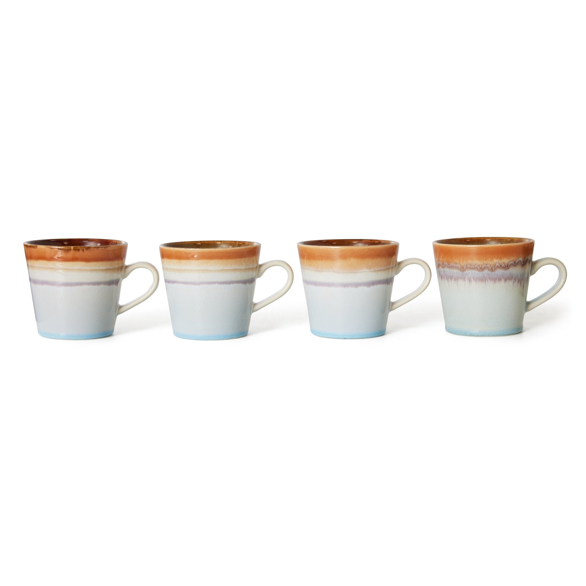 Set 4 tazas ceniza - CasaSoyer