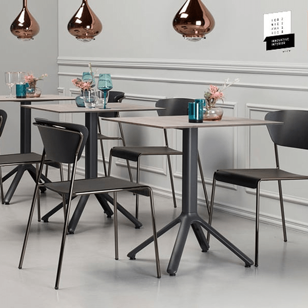 Silla Lisa Wood - Antracita/Roble Negro - CasaSoyer