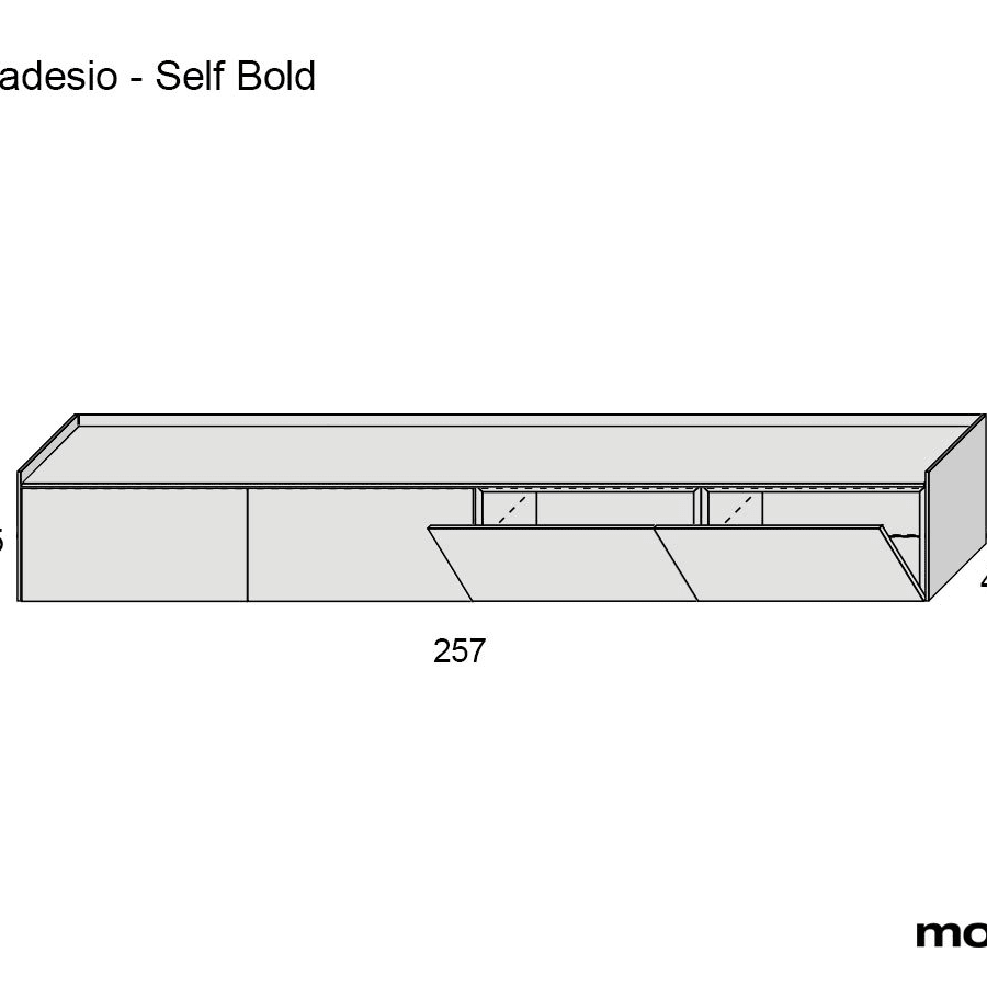 Sistema Modular Self Bold - 303 Bronce/141 Pepper Mate - CasaSoyer