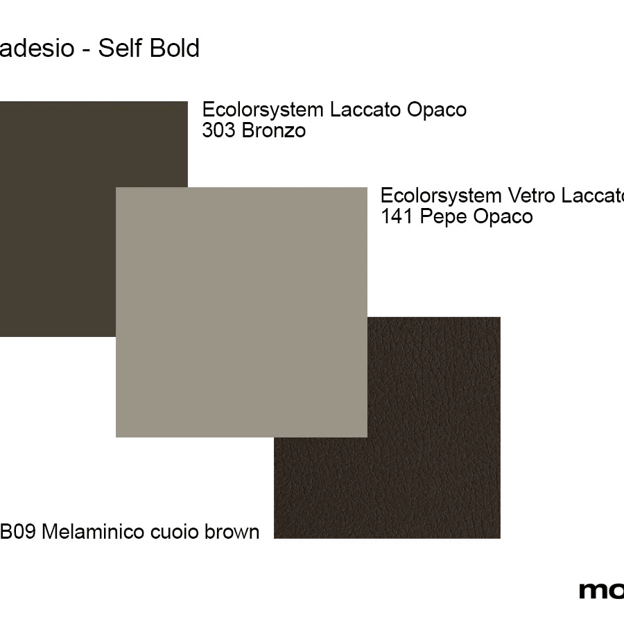 Sistema Modular Self Bold - 303 Bronce/141 Pepper Mate - CasaSoyer