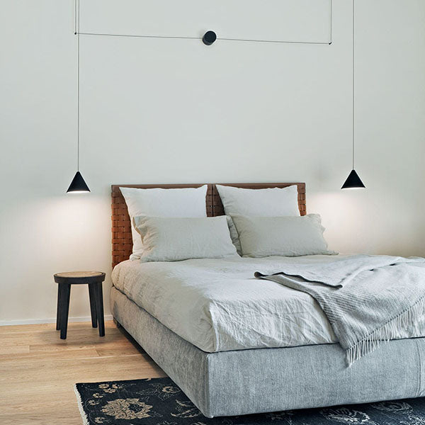 Lámpara String Cono con rosetta Casa Soyer