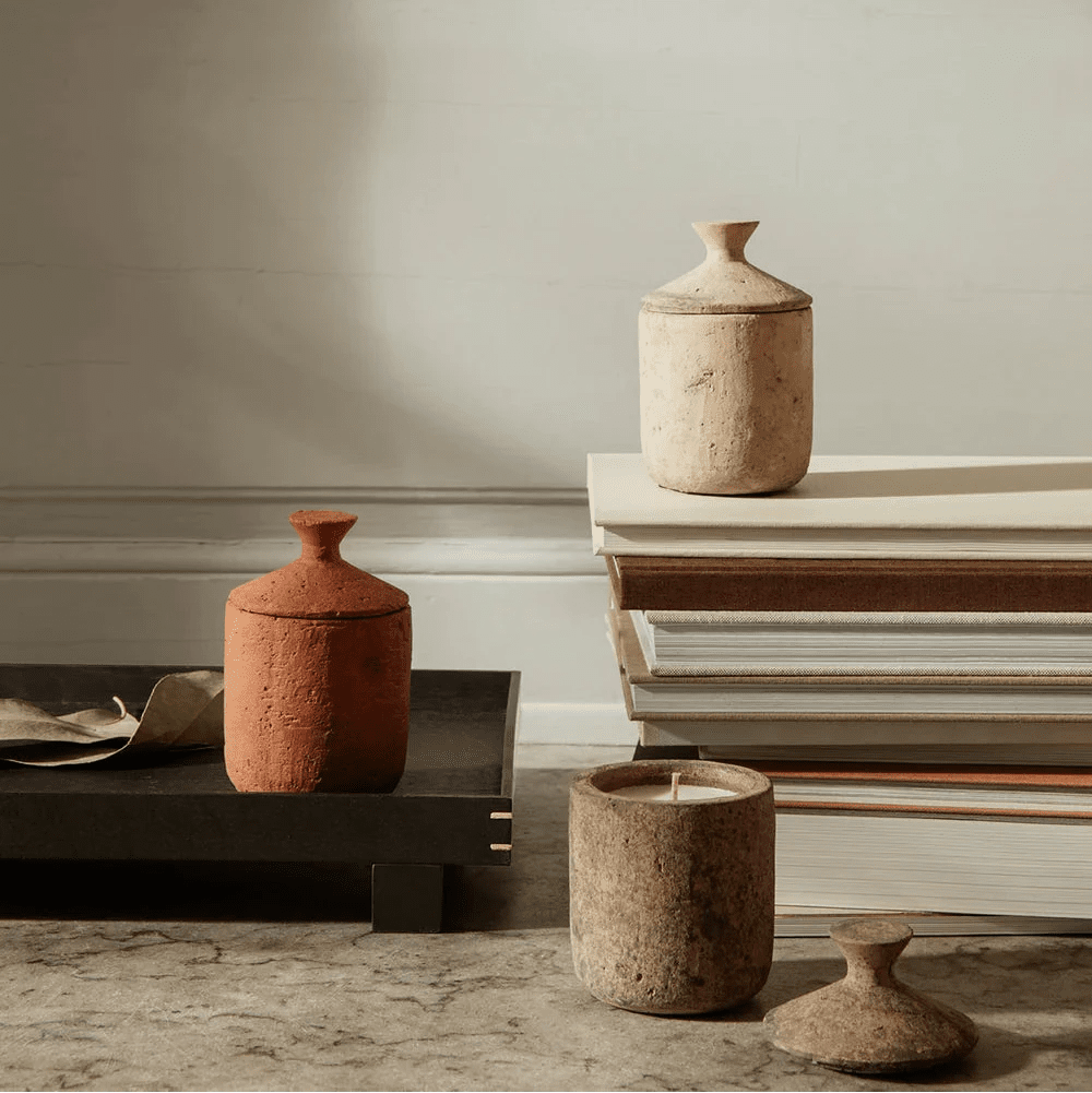 Vela Aromática Sienna Roja - CasaSoyer