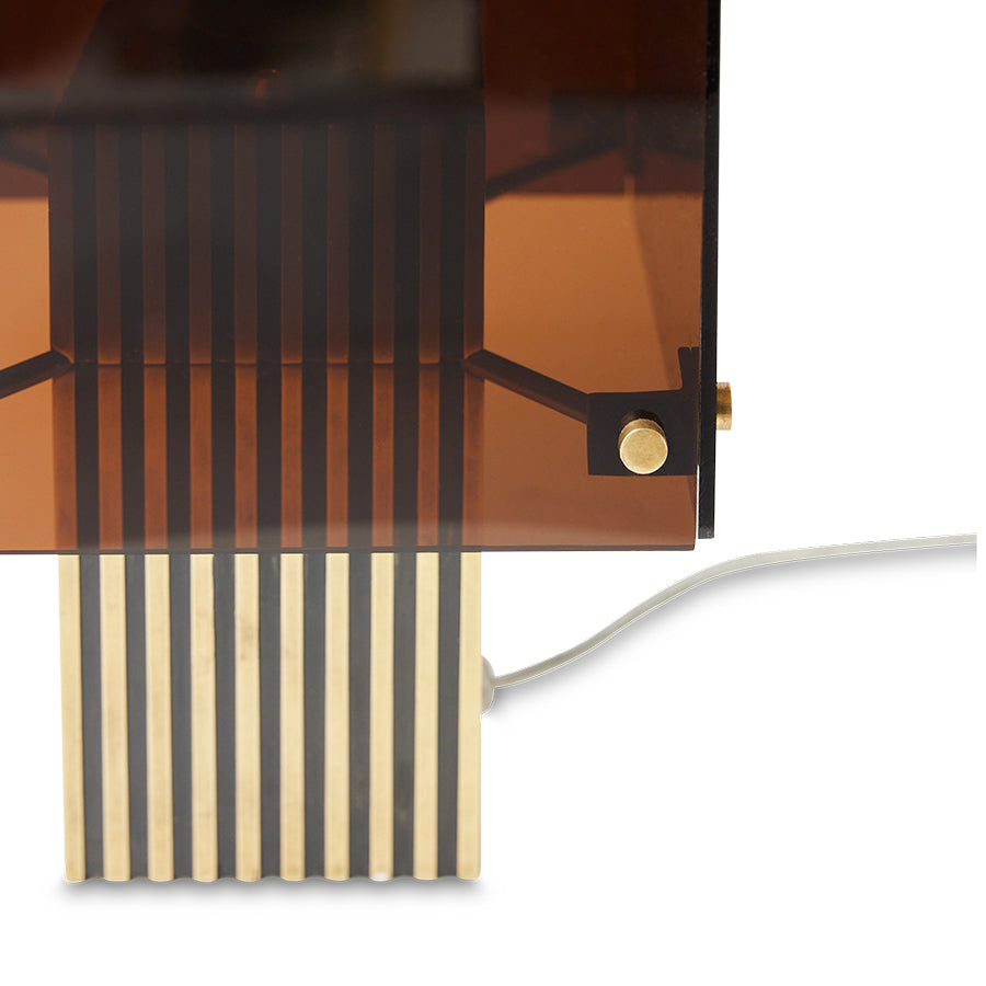 Lampara de mesa marrón Casa Soyer